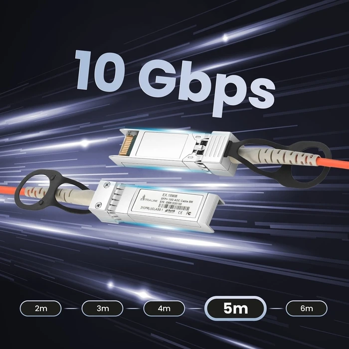 Extralink Καλώδιο Οπτικής Ίνας SFP+ 5m EX.15906