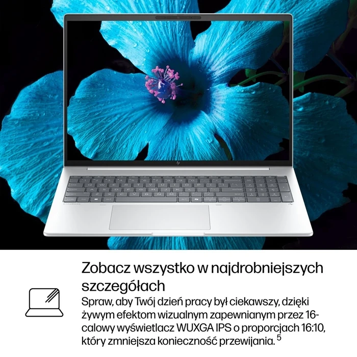 HP EliteBook 8 G1i 16" WUXGA - Intel Core Ultra 5 225U, 32GB DDR5, 512GB NVMe SSD, Glacier Silver (International English Keyboard)