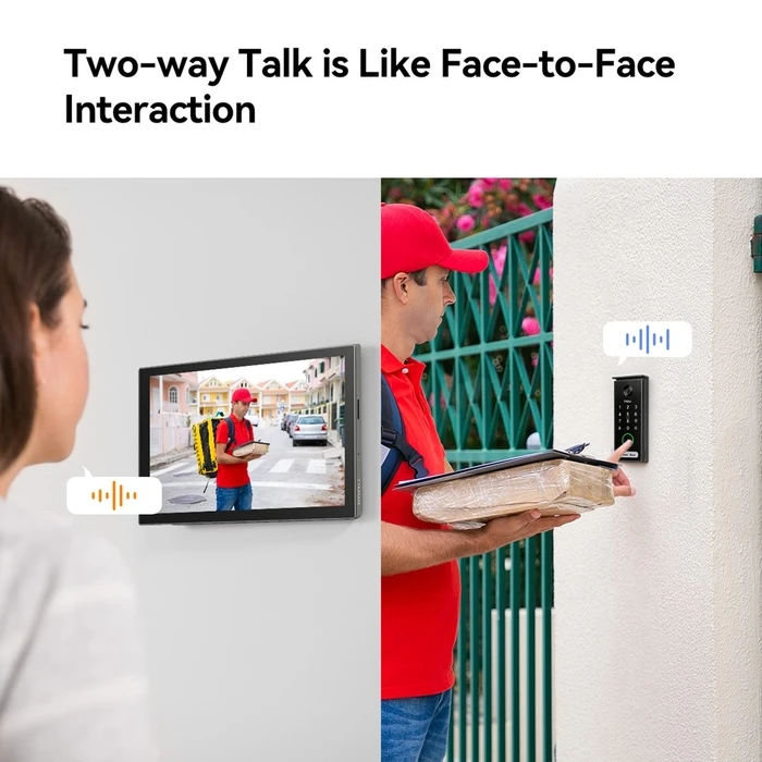 Imou VDP7 Video Intercom System Wi‑Fi 6 Dual‑Band 2.4/5 GHz 2‑Wire, 5MP Camera, 7" Touchscreen Monitor