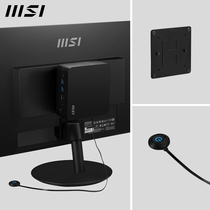MSI Cubi NUC 1MG-014BEU Barebone (Intel Core 3 100U) — Μικρός NUC χωρίς RAM/αποθήκευση/ΛΣ