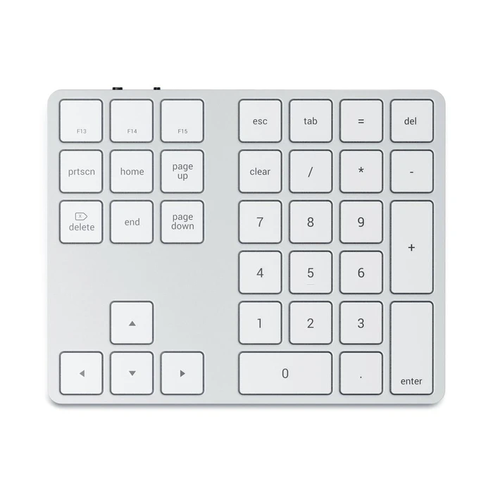 Satechi Aluminum Ασύρματο Bluetooth Αριθμητικό Πληκτρολόγιο Ασημί