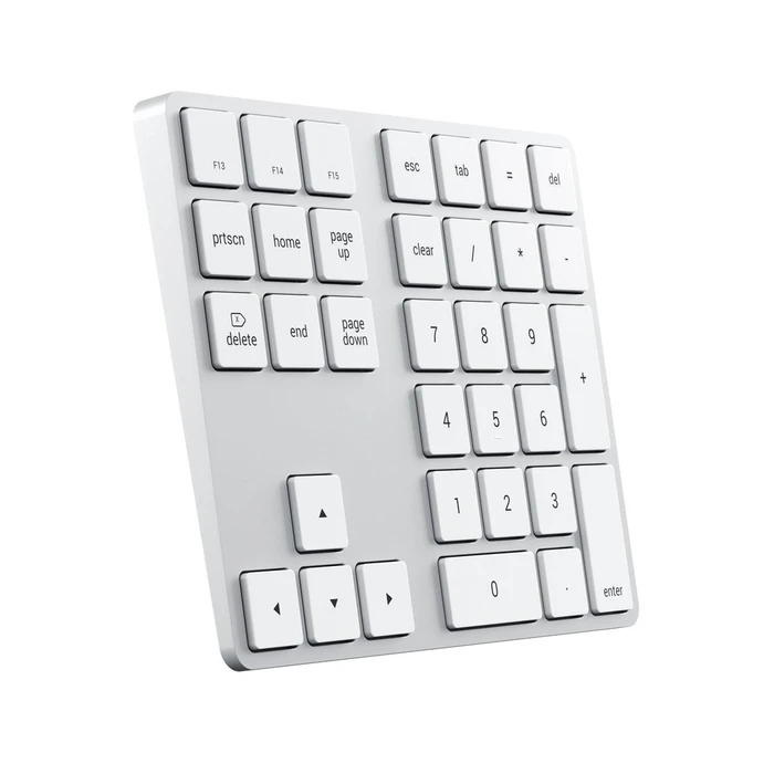Satechi Aluminum Ασύρματο Bluetooth Αριθμητικό Πληκτρολόγιο Ασημί