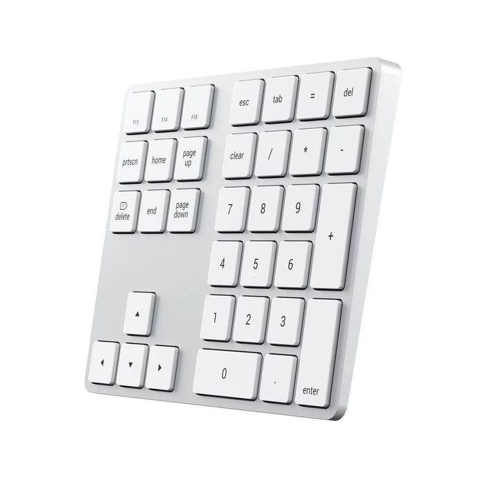 Satechi Aluminum Ασύρματο Bluetooth Αριθμητικό Πληκτρολόγιο Ασημί