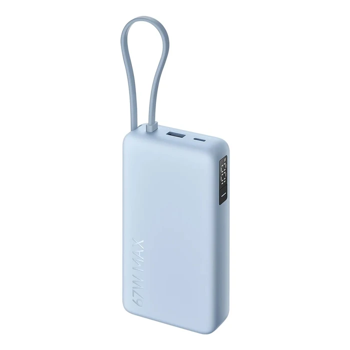 Xiaomi Power Bank 20000mAh 67W Ice Blue (USB-C PD & USB-A, Model BHR08O8GL)