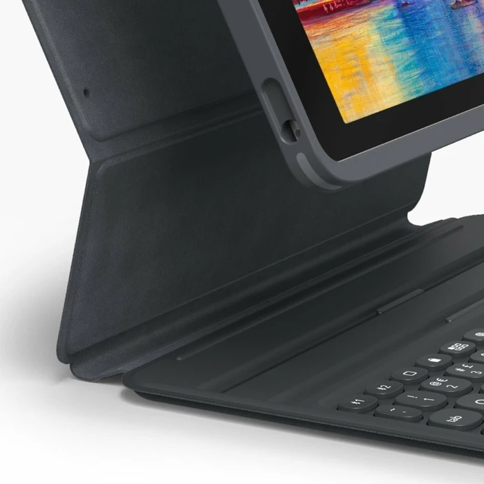 ZAGG Pro Keys Flip Cover με Πληκτρολόγιο UK Charcoal (iPad 2022 10.9'')