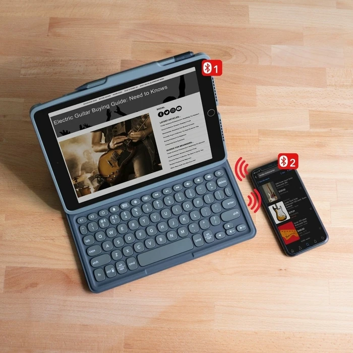 ZAGG Pro Keys Flip Cover με Πληκτρολόγιο UK Charcoal (iPad 2022 10.9'')