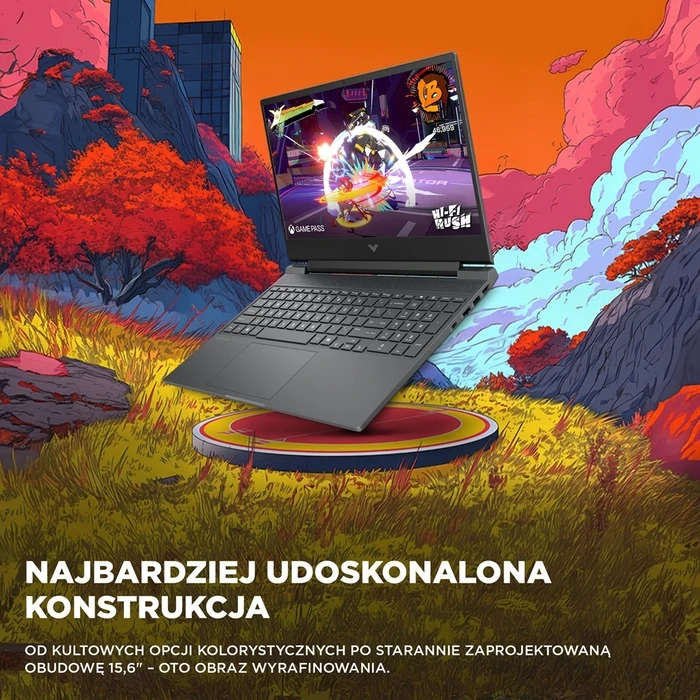 HP Victus 15-fa2246nw 15.6" FHD 144Hz Laptop — Intel Core i5-13420H, NVIDIA GeForce RTX 3050 6GB, 16GB DDR4, 512GB NVMe SSD, Windows 11 Home (Mica Silver) (US Keyboard)