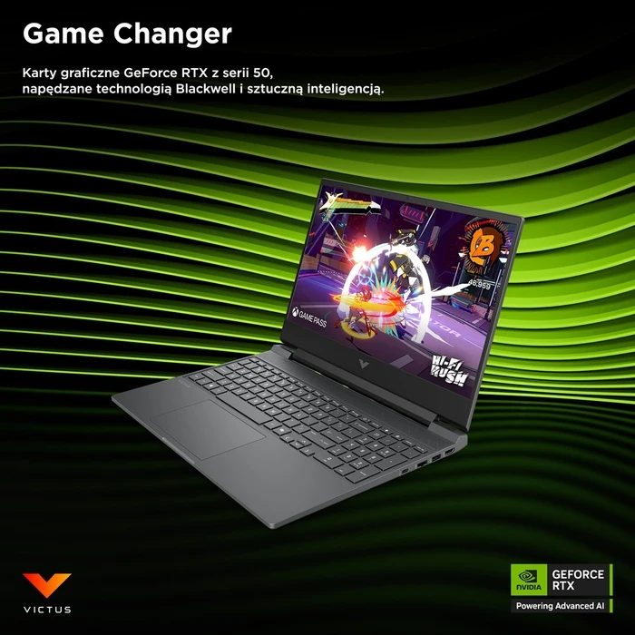 HP Victus 15-fa2246nw 15.6" FHD 144Hz Laptop — Intel Core i5-13420H, NVIDIA GeForce RTX 3050 6GB, 16GB DDR4, 512GB NVMe SSD, Windows 11 Home (Mica Silver) (US Keyboard)