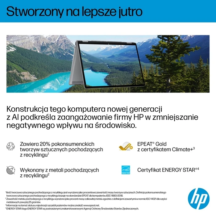 HP OmniBook X Flip Next Gen AI 14-fk0020nw Copilot+ PC 2-in-1 14" (Meteor Silver) (US Keyboard)