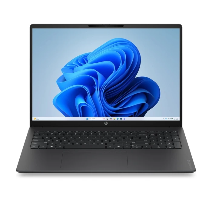 HP OmniBook 3 16" (40.6 cm) Laptop — AMD Ryzen 5 40, 8 GB LPDDR5, 256 GB NVMe SSD, 16:10 2K IPS, Windows 11 Home — Black/Grey (US Keyboard)