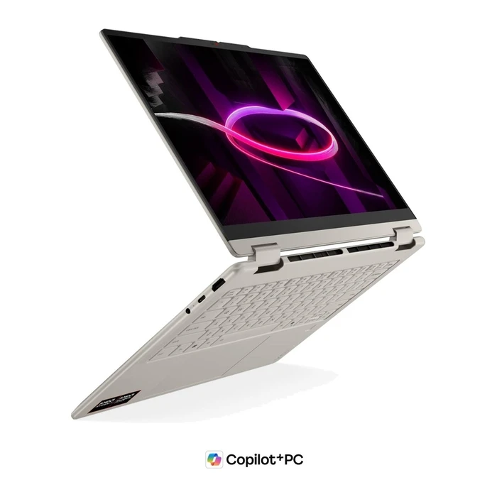 Lenovo Yoga 7a 14" 2-in-1 (AMD Ryzen AI 7 445, 32GB LPDDR5X-8000, 512GB NVMe, 14" WUXGA OLED) - Seashell (US Keyboard)