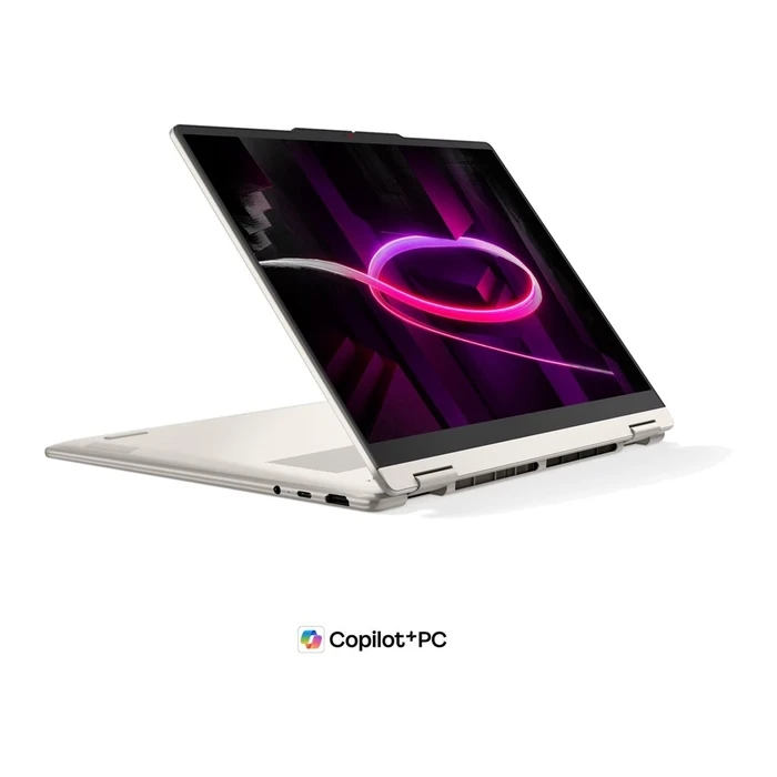 Lenovo Yoga 7a 14" 2-in-1 (AMD Ryzen AI 7 445, 32GB LPDDR5X-8000, 512GB NVMe, 14" WUXGA OLED) - Seashell (US Keyboard)