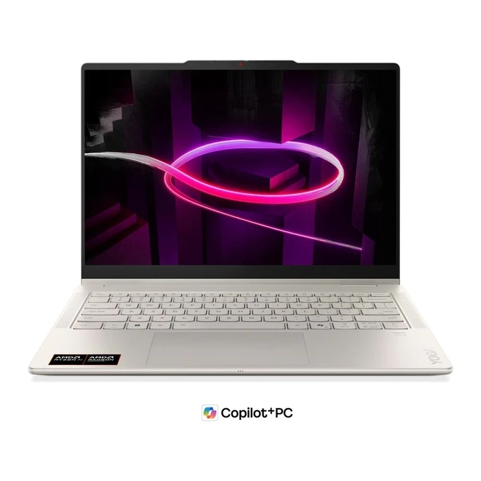 Lenovo Yoga 7a 14" 2-in-1 (AMD Ryzen AI 7 445, 32GB LPDDR5X-8000, 512GB NVMe, 14" WUXGA OLED) - Seashell (US Keyboard)