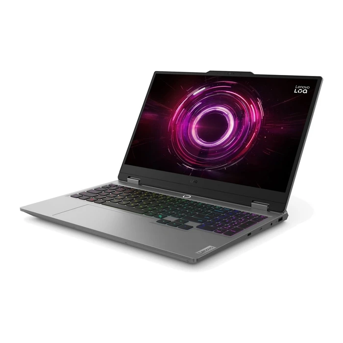 Lenovo LOQ 15AHP10 — 15.6" FHD IPS 144Hz Gaming Laptop, AMD Ryzen 7 250, NVIDIA GeForce RTX 5050 8GB, 16GB DDR5-5600, 512GB NVMe SSD, 60Wh, Windows 11, Luna Grey (US Keyboard)