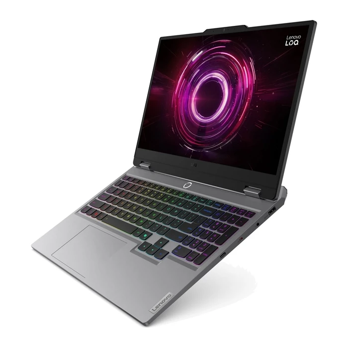 Lenovo LOQ 15AHP10 — 15.6" FHD IPS 144Hz Gaming Laptop, AMD Ryzen 7 250, NVIDIA GeForce RTX 5050 8GB, 16GB DDR5-5600, 512GB NVMe SSD, 60Wh, Windows 11, Luna Grey (US Keyboard)