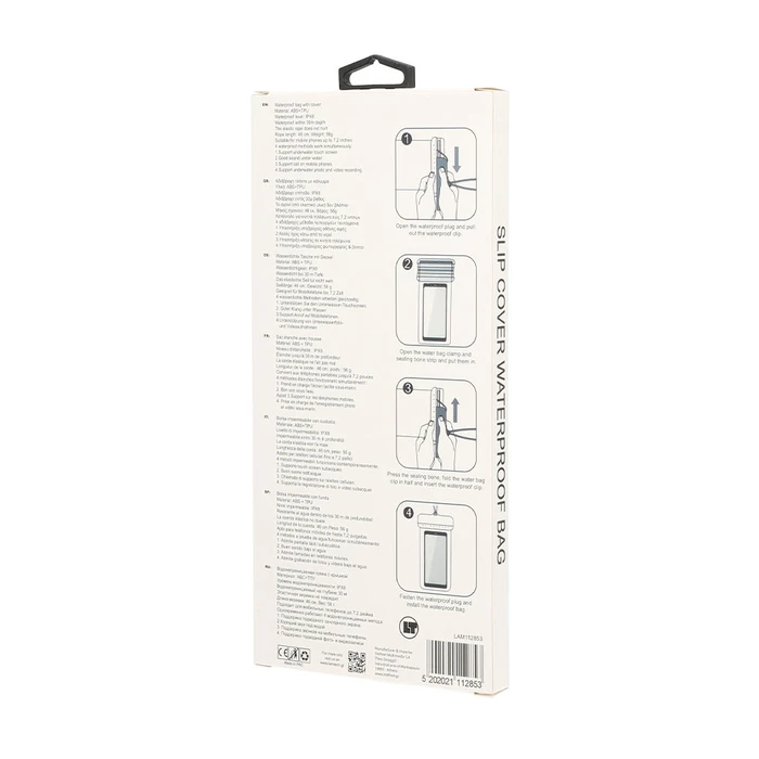 Αδιάβροχη Θήκη Κινητού Lamtech SLIP COVER BAG Black