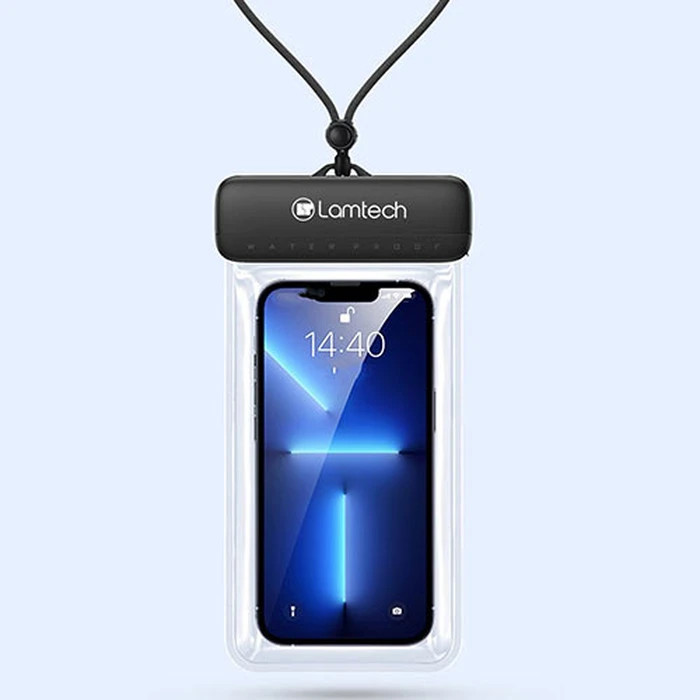 Αδιάβροχη Θήκη Κινητού Lamtech SLIP COVER BAG Black