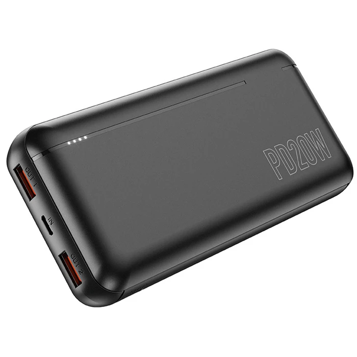 Power Bank Lamtech 20000MAH QC3,0+PD20W Black