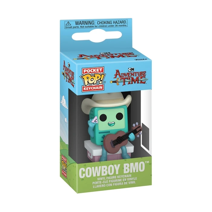 Funko Pocket Pop! Keychain: Adventure Time - Cowboy BMO (with Guitar)
