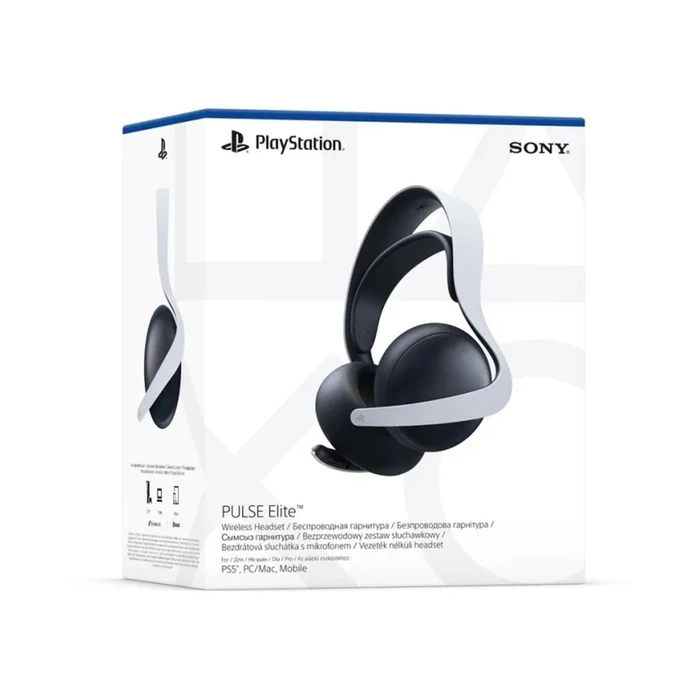 Gaming Headset PS5 Sony Pulse Elite Wireless White + Case