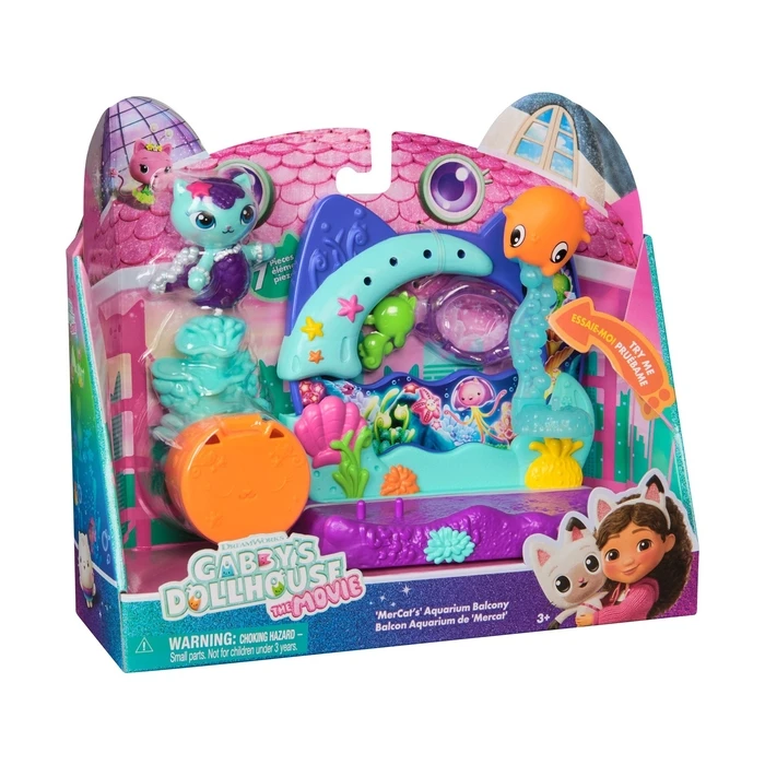 Μινιατούρα Spin Master Gabby's Dollhouse: The Movie - 'MerCat's' Aquarium Balcony (20152984)
