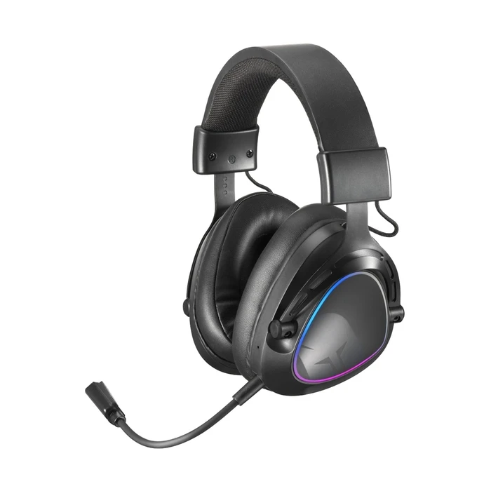 Spartan Gear Erato Ασύρματα Over‑Ear Gaming Ακουστικά (Μαύρο)
