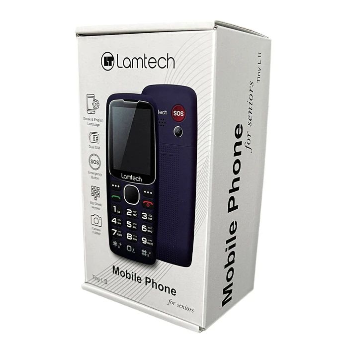 Κινητό Τηλέφωνο Lamtech 2.4' GR DUAL SIM TINY L II Blue