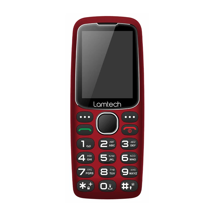 Κινητό Τηλέφωνο Lamtech 2.4' GR DUAL SIM TINY L II Red