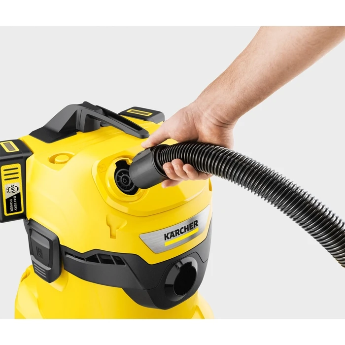 Kärcher WD 4-18 Dual Battery Set (1.628-601.0) - 36V Cordless Wet & Dry Vacuum, 20 L, Dual 18V Batteries
