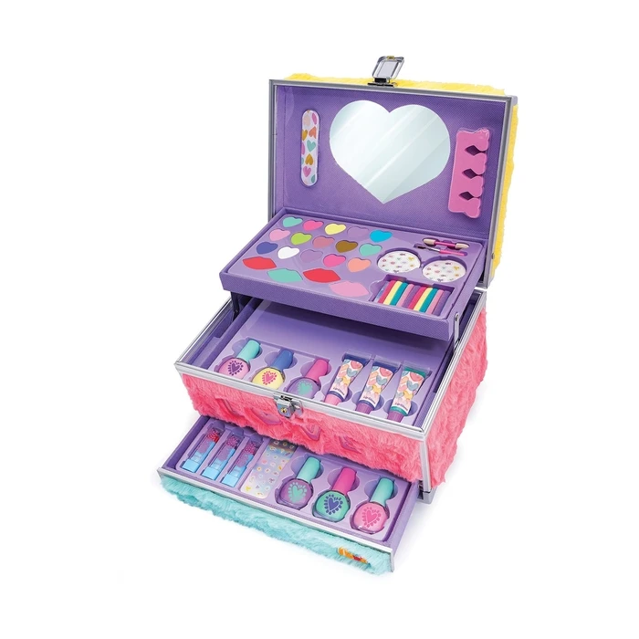HappiHobbi Beauty Case Makeup Set 1081-60006 - AS COMPANY (50-piece cosmetic set)