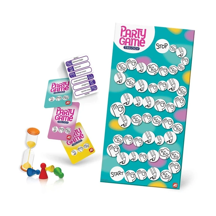 Party Game Trilogy Board Game for 3-16 Players (8+) - AS COMPANY