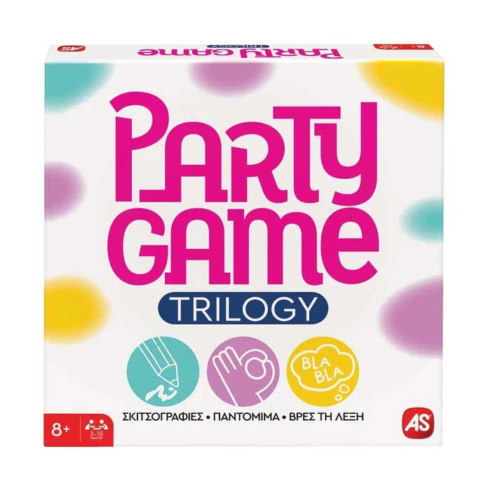 Party Game Trilogy Board Game for 3-16 Players (8+) - AS COMPANY