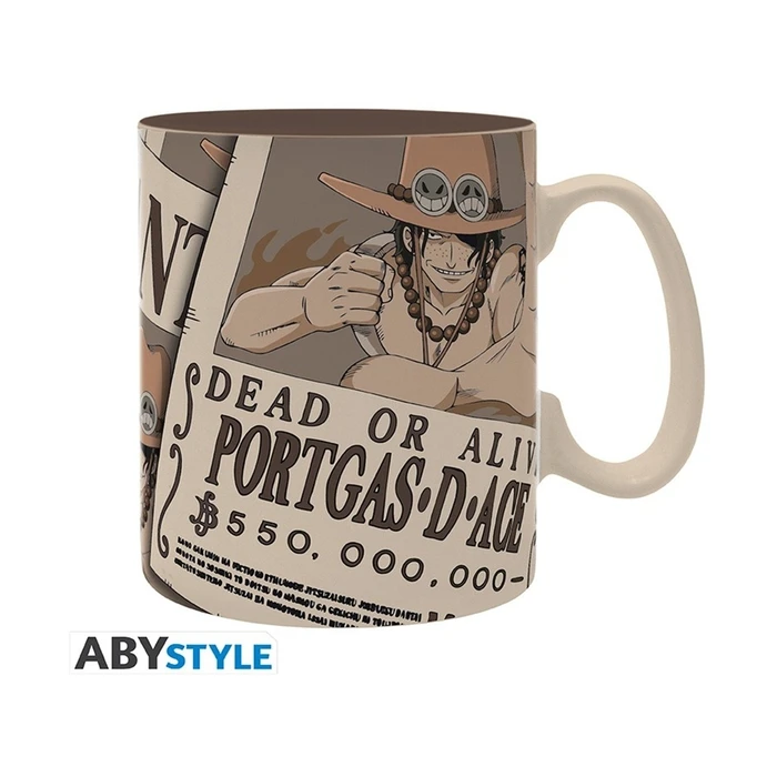 One Piece Mug Wanted Ace - Abysse