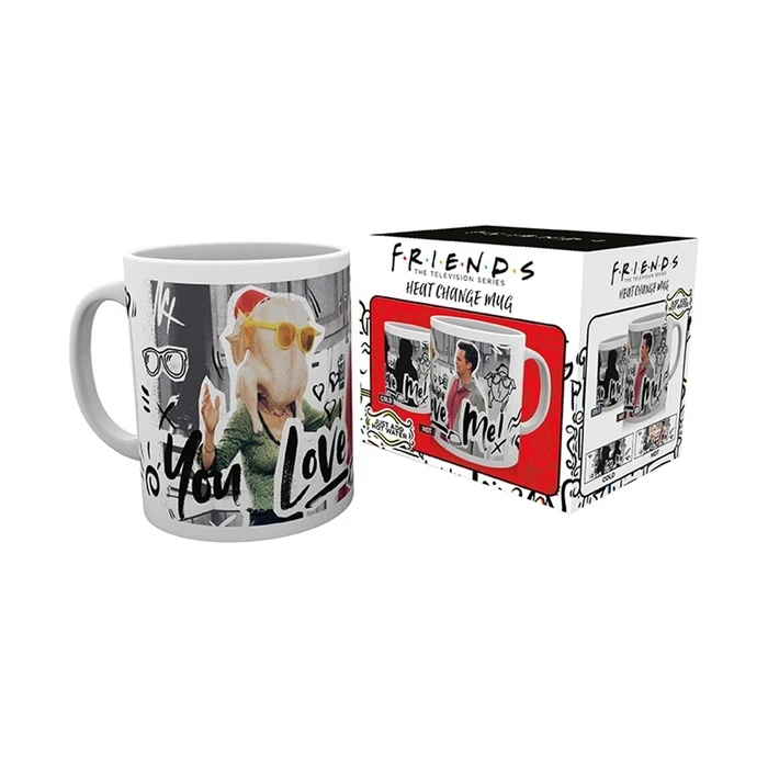 GB eye Friends - You Love Me Heat Change Ceramic Mug 320ml (Abysse, MGH0135)