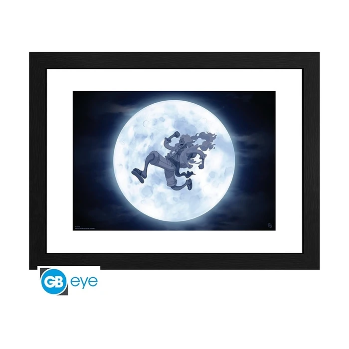 One Piece Framed Print Nika (Monkey D. Luffy Gear Five) 31x41 cm - Abysse