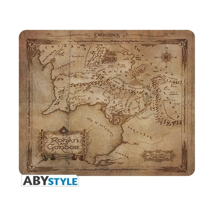 Abysse The Lord of the Rings - Rohan & Gondor Map Mousepad (23.5 x 19.5 cm) ABYACC350