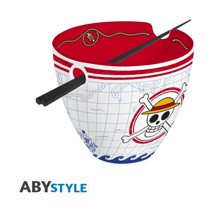 Abysse One Piece - Μπολ Ramen Monkey D. Luffy με Ξυλάκια (ABYBOL081)