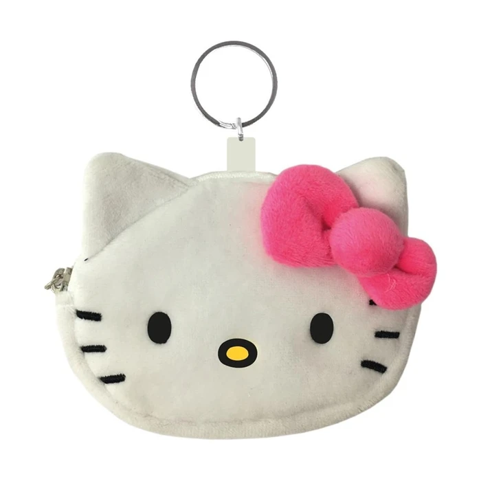 Pyramid Hello Kitty Bow Fluffy Coin Purse