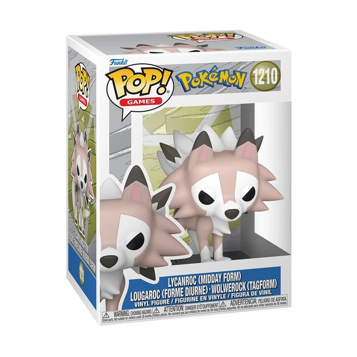 Funko Pop! Games: Pokémon - Lycanroc (Μεσημεριακή Μορφή) #1210