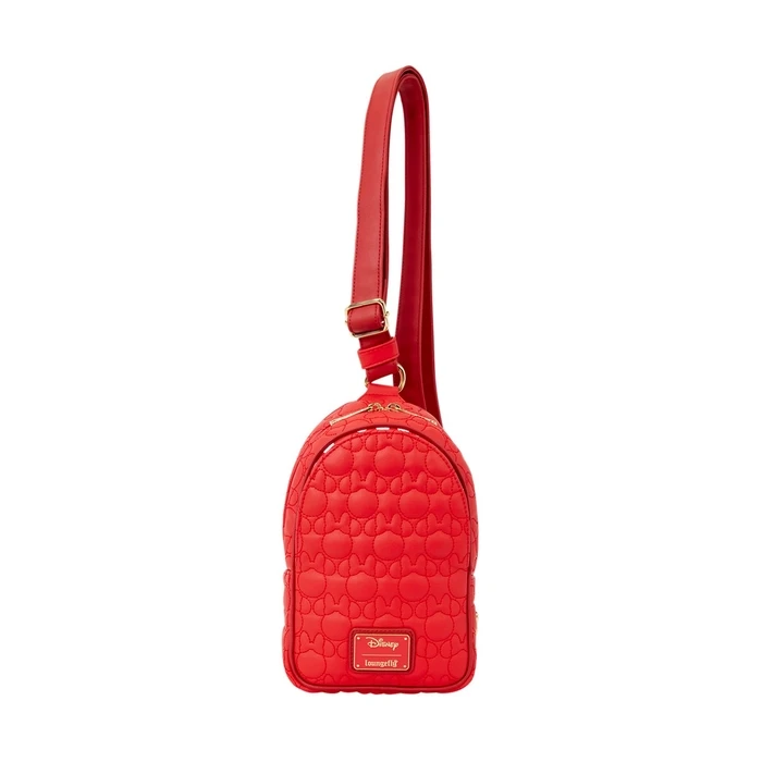 Loungefly Minnie Convertible Sling Bag - Παιδική Sling / Crossbody Τσάντα Minnie 21x15x5 εκ.