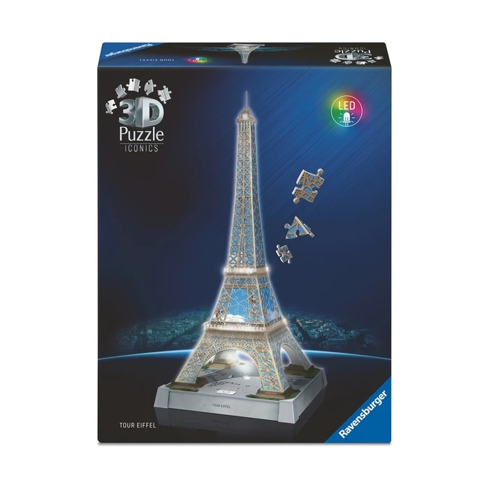 Ravensburger Παζλ 3D Eiffel Tower Night Edition 216 τεμαχίων