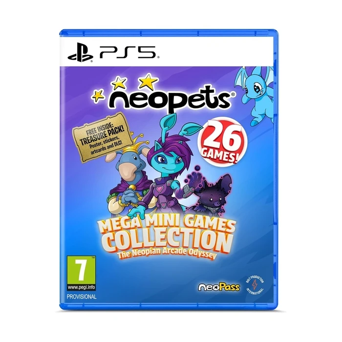 PS5 UIG Neopets Mega Mini Games Collection The Neopian Arcade Odyssey Day One Edition