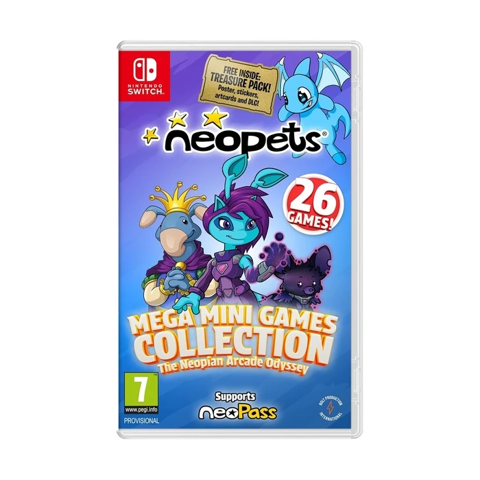 Nintendo Switch UIG Neopets Mega Mini Games Collection The Neoplan Arcade Odyssey Day One Edition