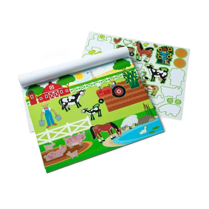 Arts and Crafts Melissa and Doug Reusable Sticker Pad Vehicles