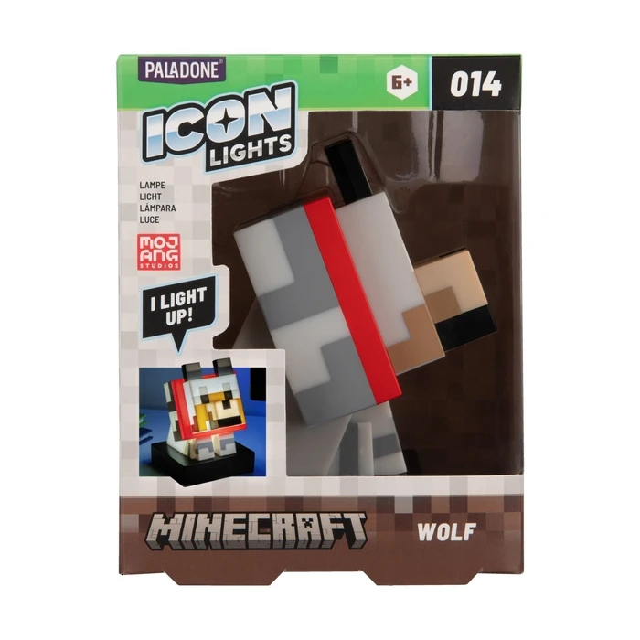 Minecraft Kids Decorative Light Red 3 cm (Paladone PP16019MCFID)