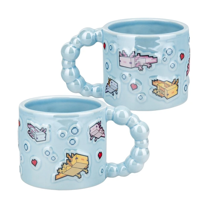 Minecraft Axolotl Shaped Heat-Change Mug (400ml) - Paladone