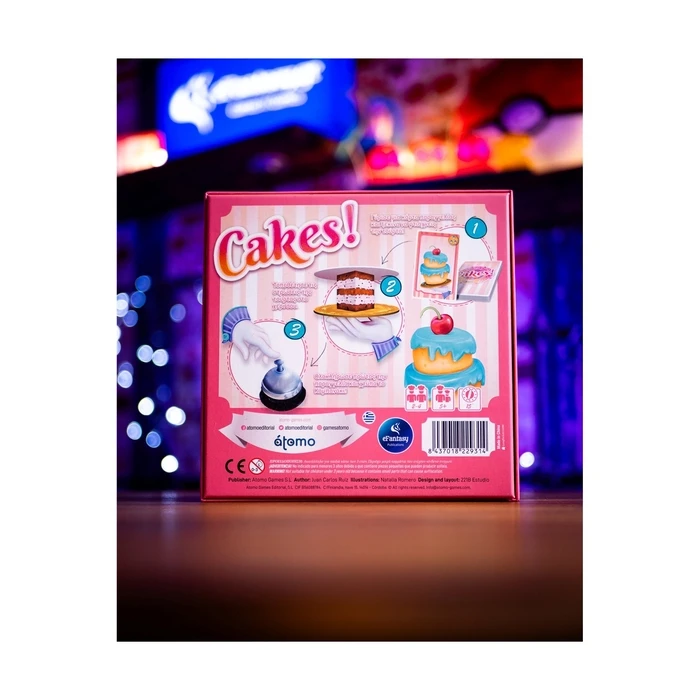 Cakes! Board Game for 2-4 Players, Ages 5+ (Atomo Games)