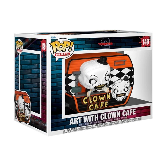 Funko Pop! Rides Super Deluxe: Terrifier 2 - Art with Clown Cafe #149 Φιγούρα Βινυλίου