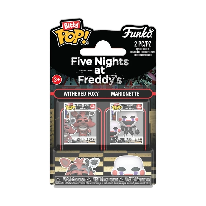 Funko Bitty Pop! Games: Five Nights at Freddy's - Withered Foxy & Marionette 2-Pack