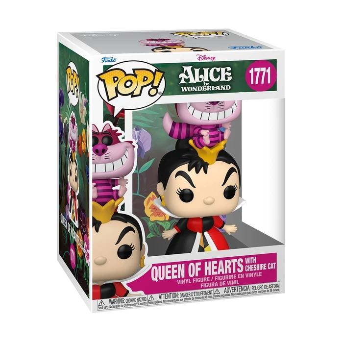 Funko Pop! Premium: Alice in Wonderland - Queen of Hearts with Cheshire Cat #1771 Vinyl Figure